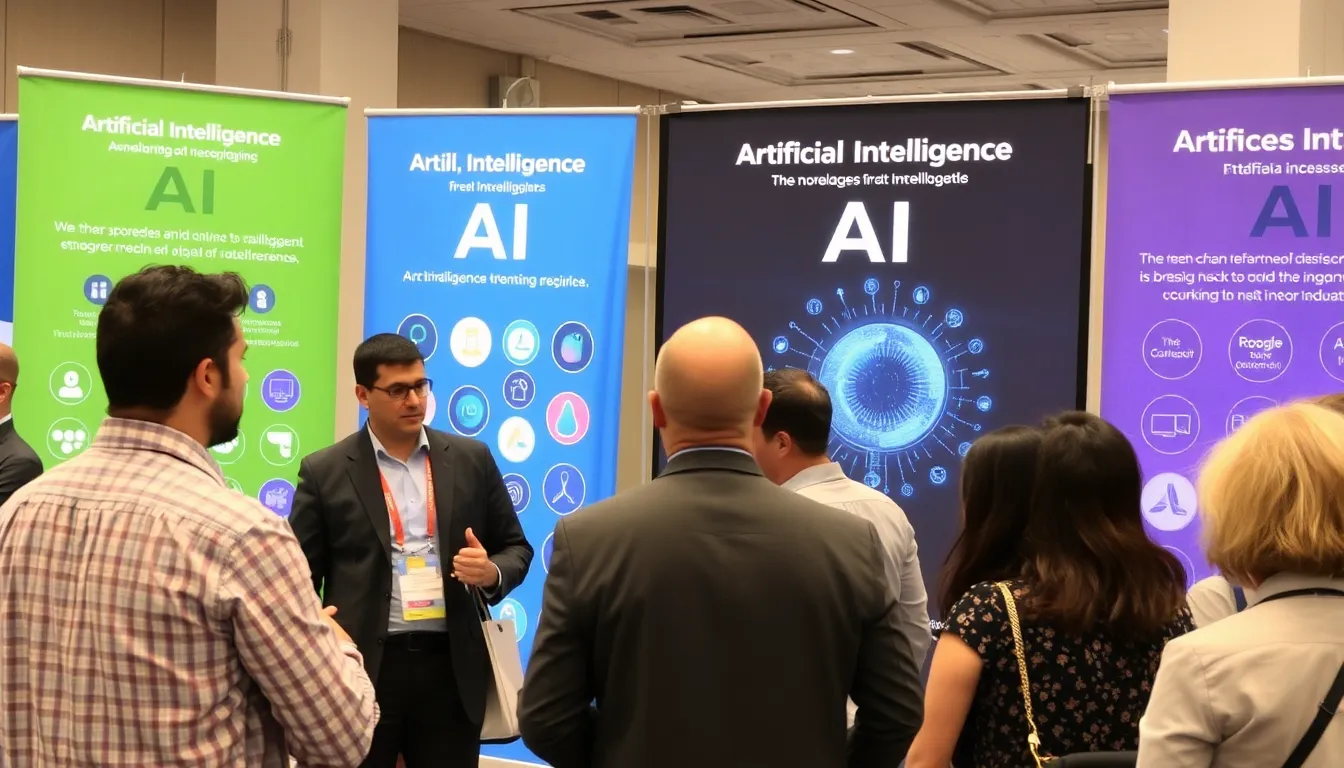 A chart illustrating the growth of AI companies over the years, highlighting key milestones and technological advancements in the industry