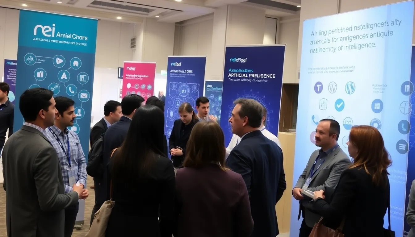 A diverse group of consumers interacting with AIdriven marketing tools, reflecting the personalized experiences and engagement fostered by advanced technologies