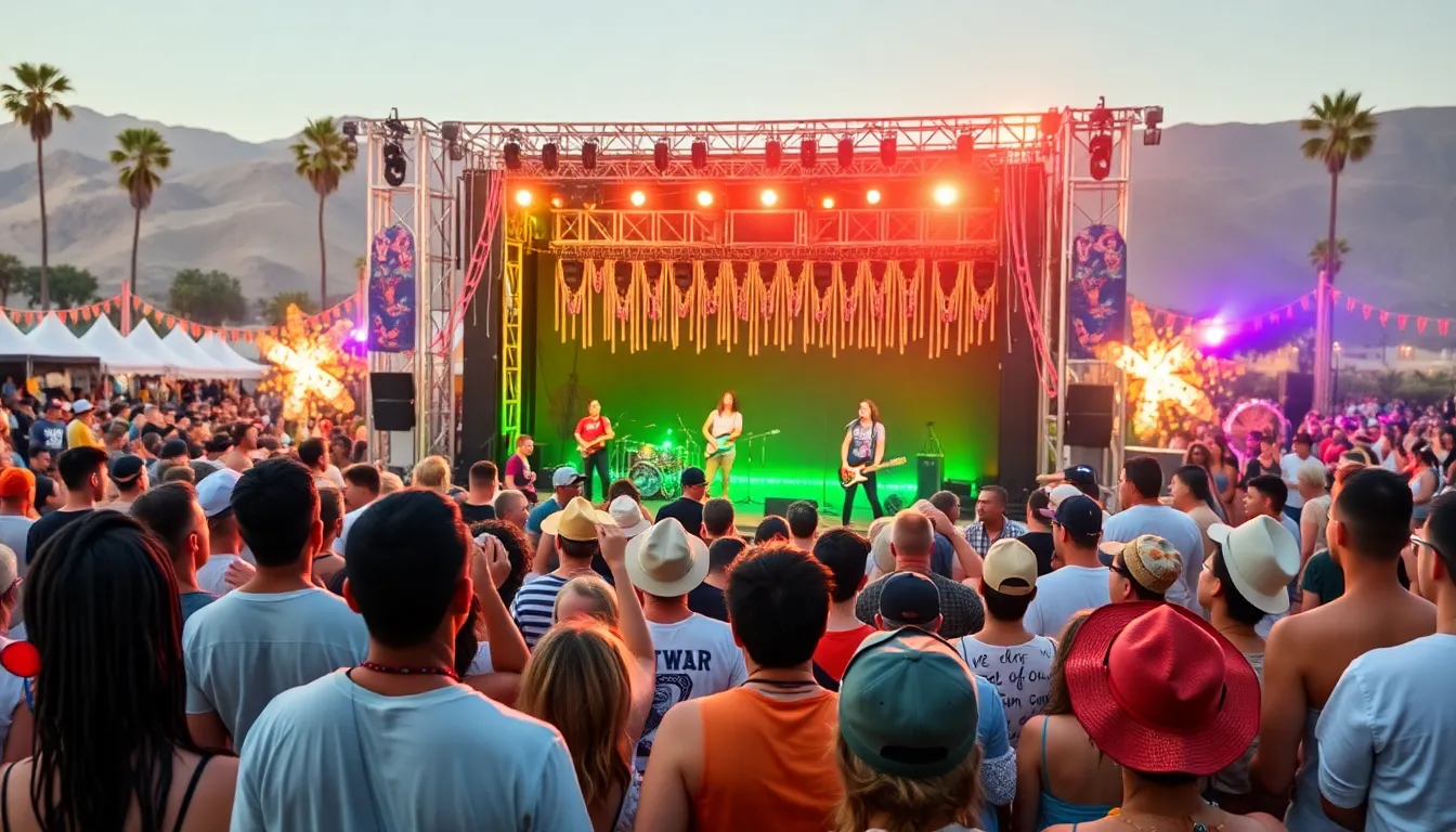 Anyma captivates the crowd with a unique blend of immersive soundscapes, creating an unforgettable live music experience at the festival