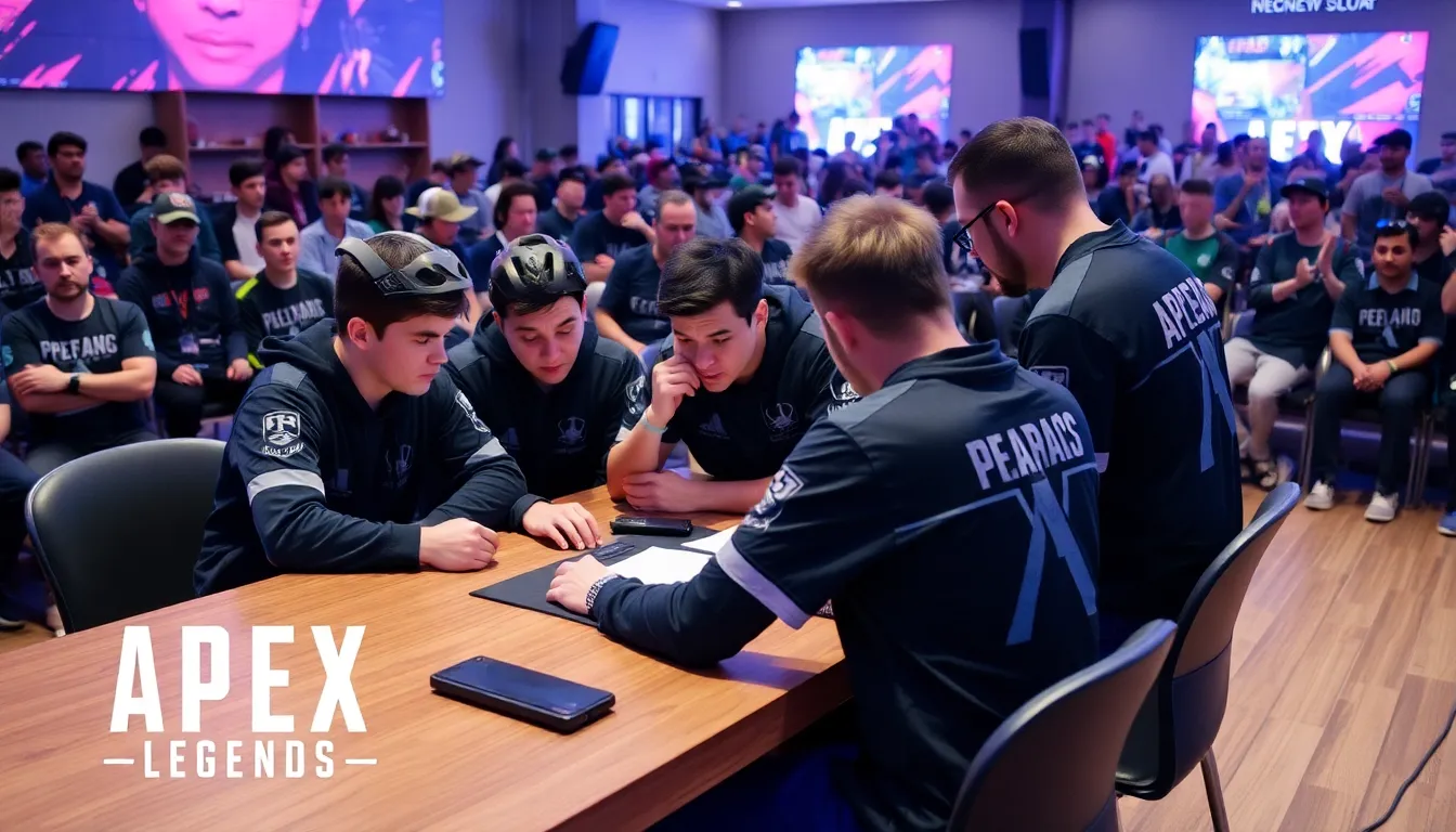 A packed audience at an Apex Legends tournament, illustrating the excitement and engagement that has diminished in recent years