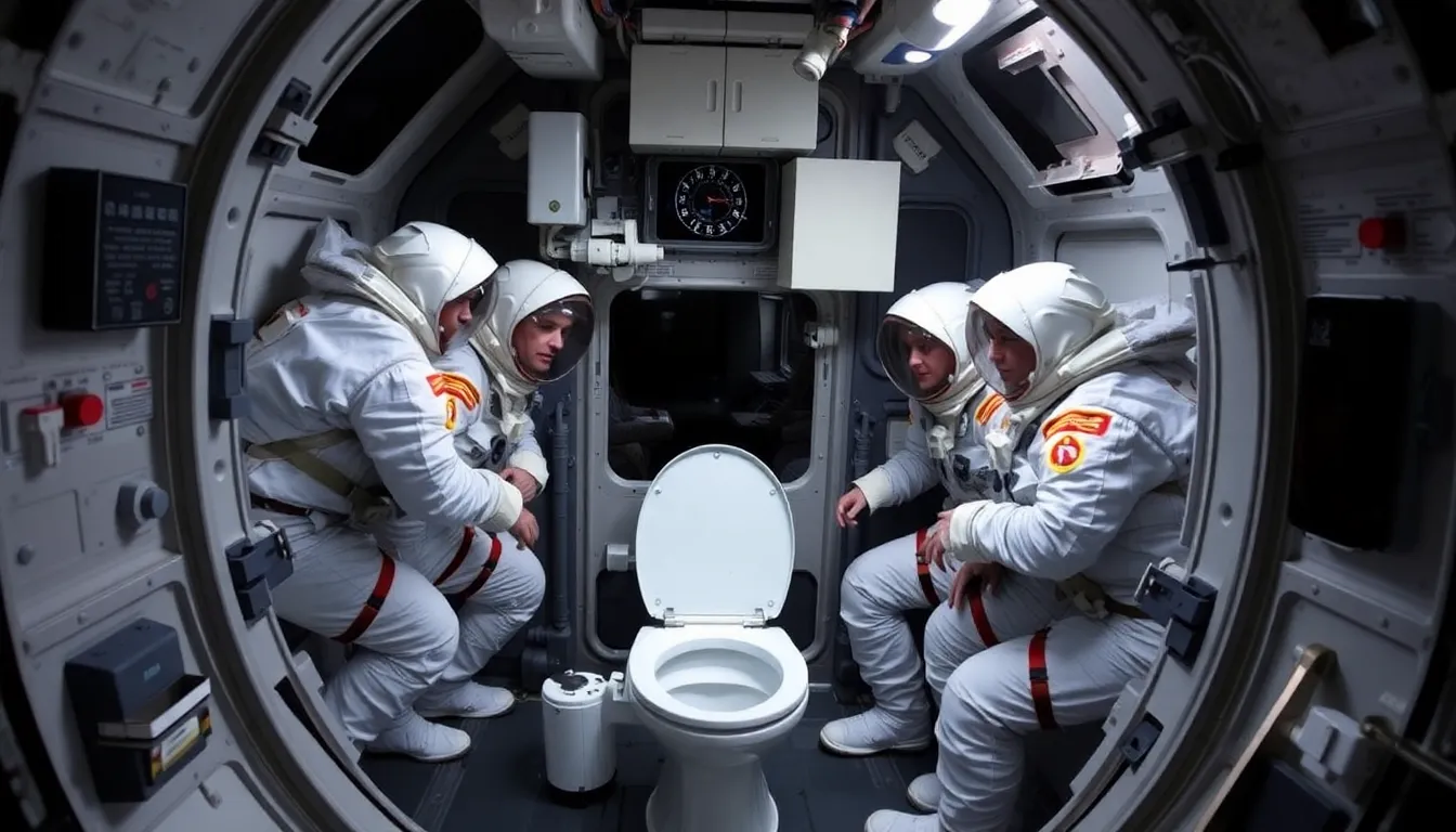 NASA officials discussing the implications of the toilet troubles on the Artemis II mission and future space exploration efforts