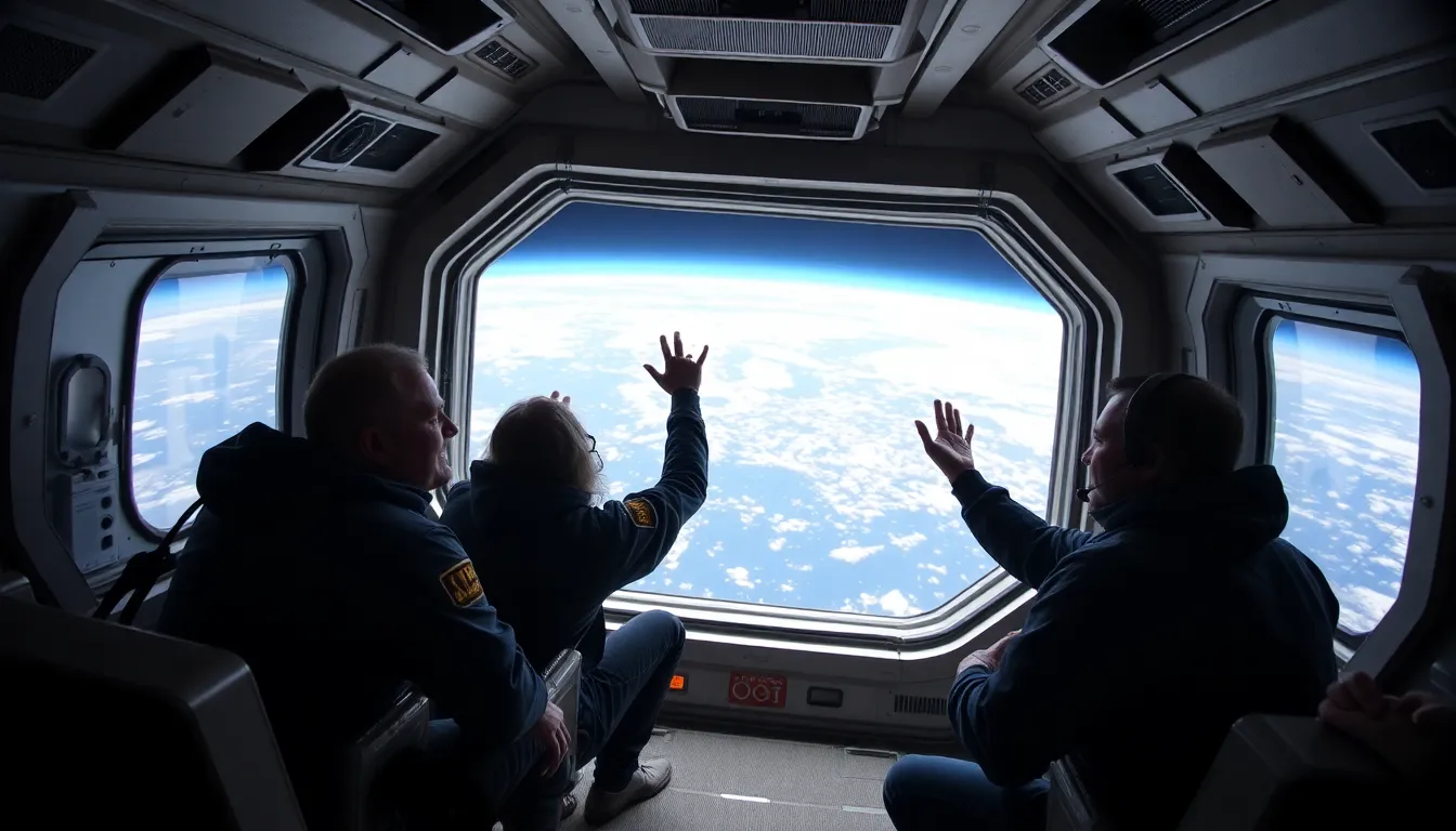 The Artemis II crew, representing a diverse range of backgrounds, collaborates onboard as they journey through the vastness of space toward the Moon