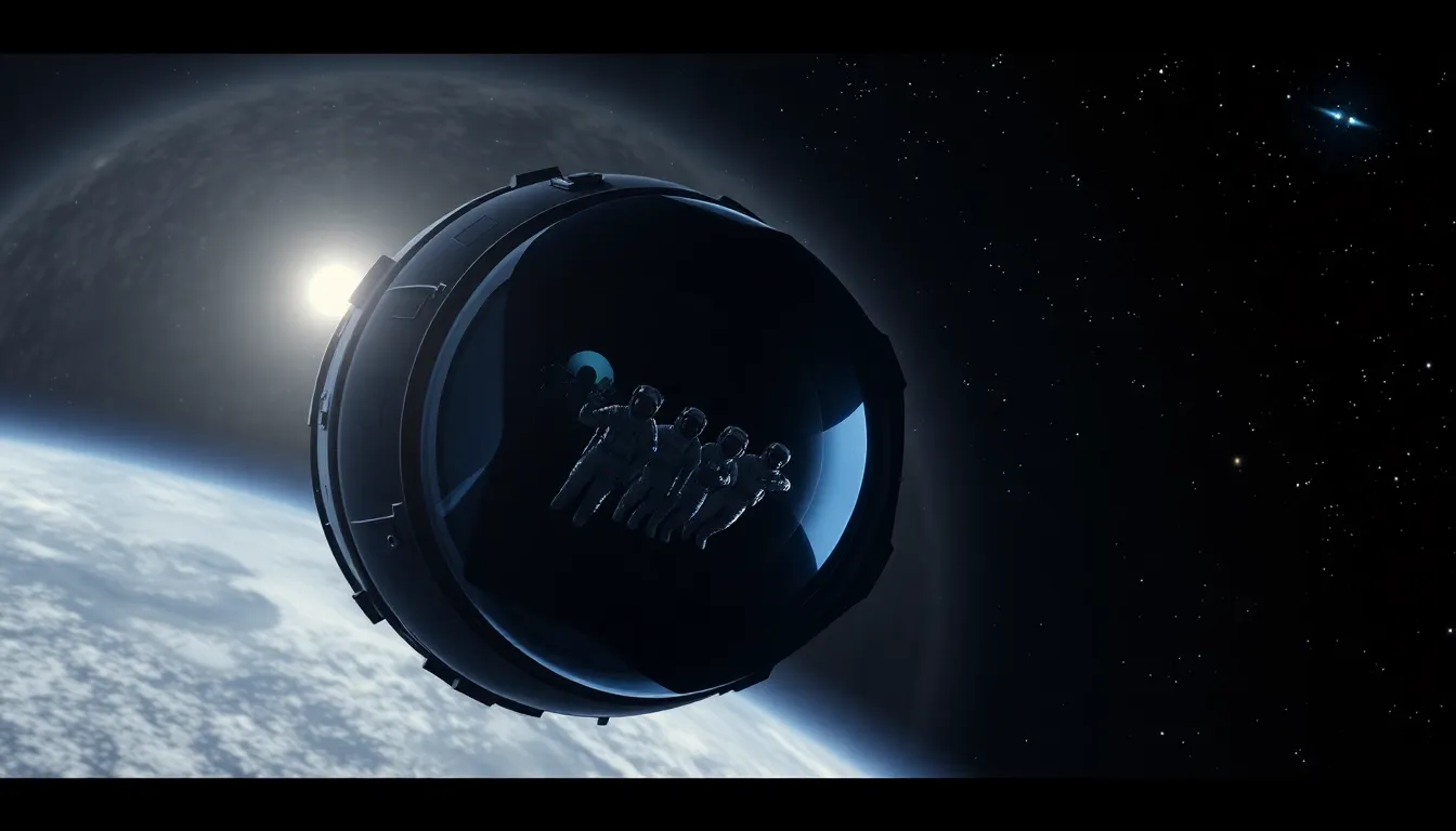 The Orion spacecraft, carrying four astronauts, orbits the Moon as part of NASA's historic Artemis II mission, marking a significant step in lunar exploration.