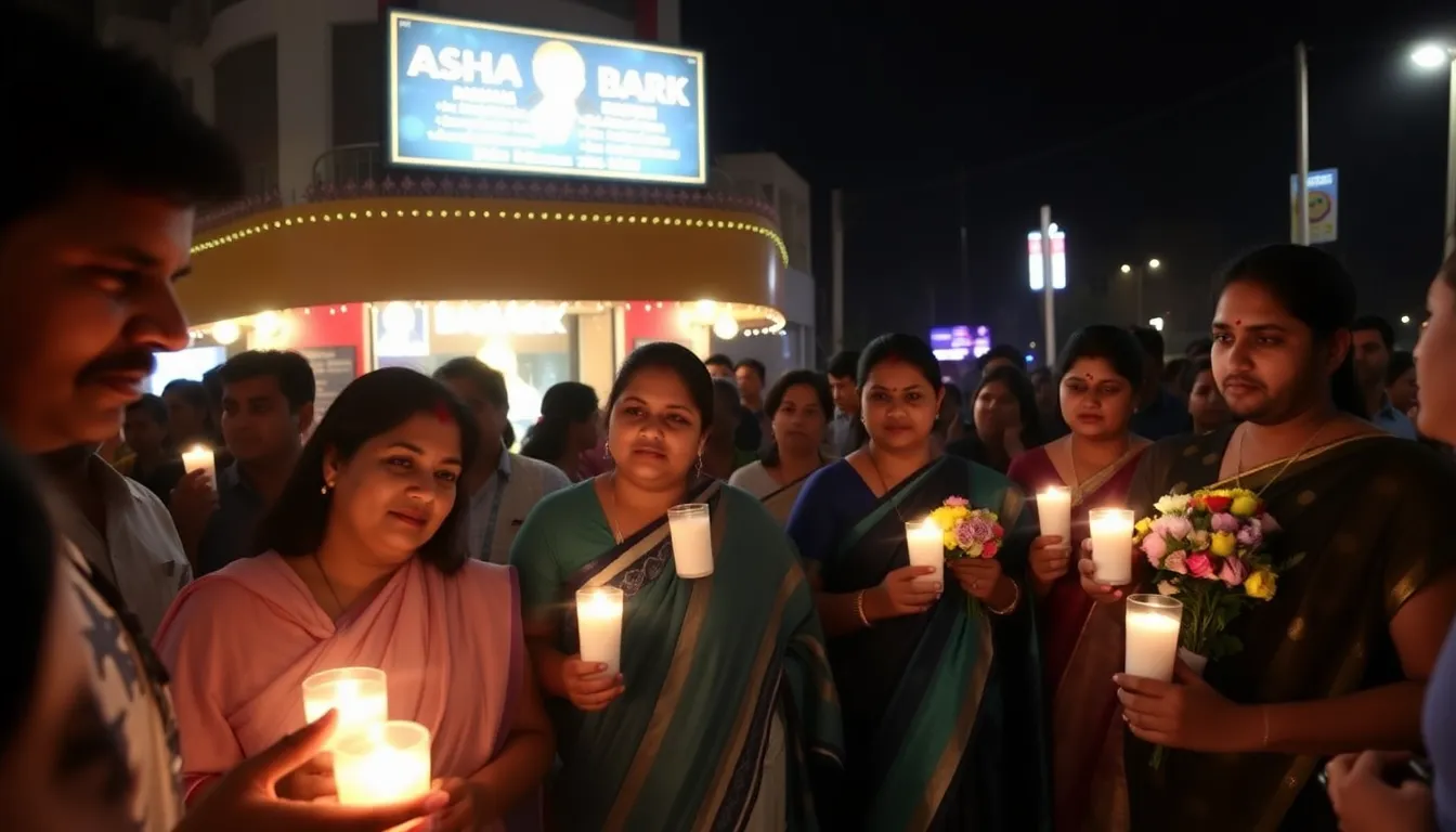 A heartfelt tribute gathering where fans and fellow artists share memories and celebrate Asha Bhosle's lasting impact on music and culture