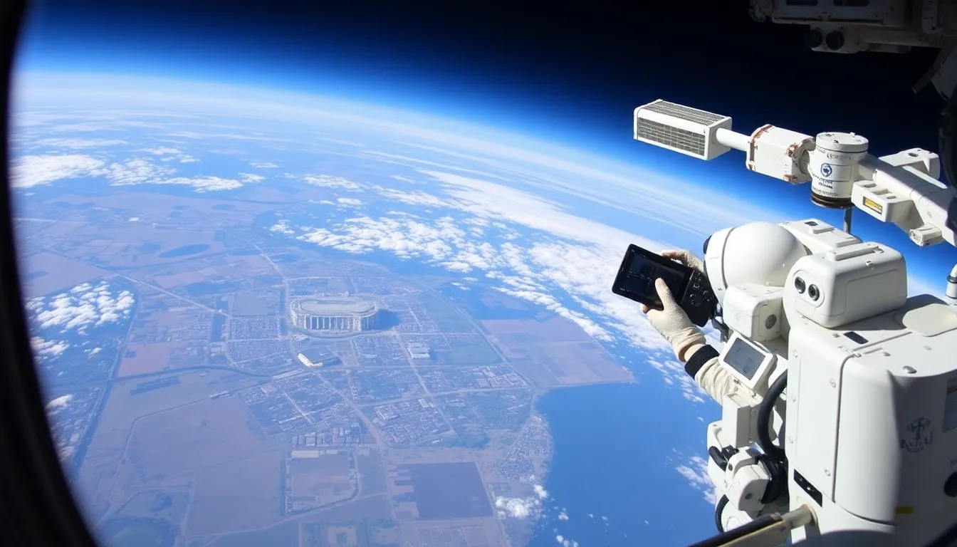 A stunning portrayal of Earth from orbit, reflecting the significance of higher education in advancing scientific knowledge and inspiring future generations