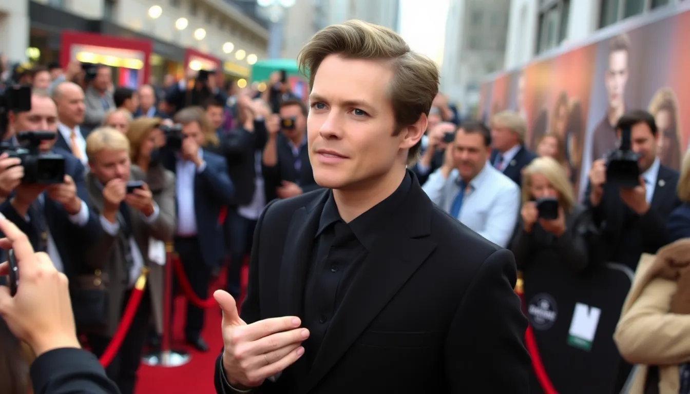 Billy Magnussen speaks to reporters at a film premiere, expressing his thoughts on playing characters that evoke strong reactions from audiences.