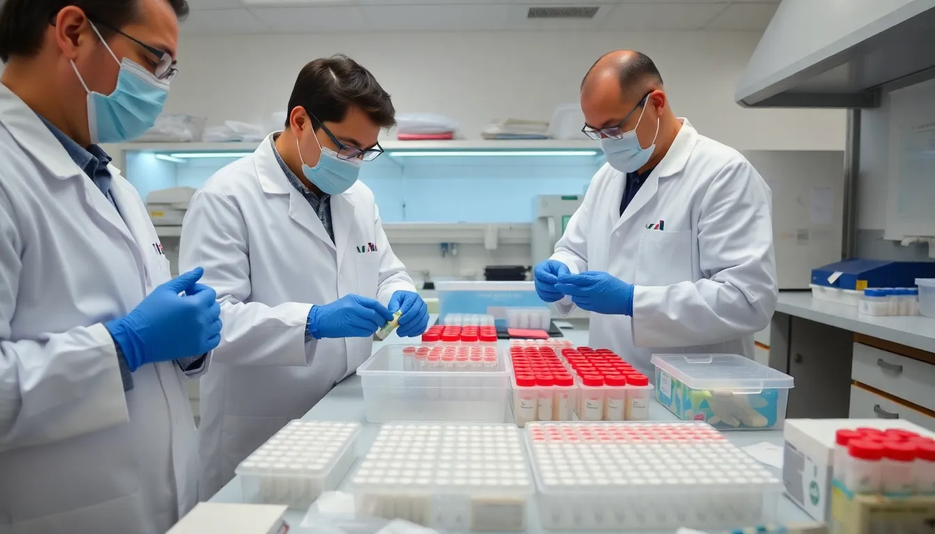 Governmental health organizations monitor the progress of the vaccine trial, emphasizing the importance of timely vaccination to prevent a potential health crisis