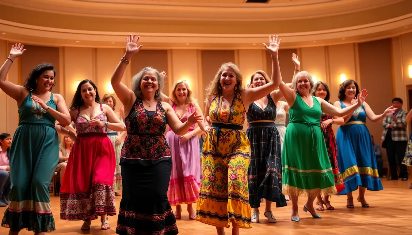 An audience captivated by a vibrant performance, reflecting the emotional warmth and connection fostered by the Boho show