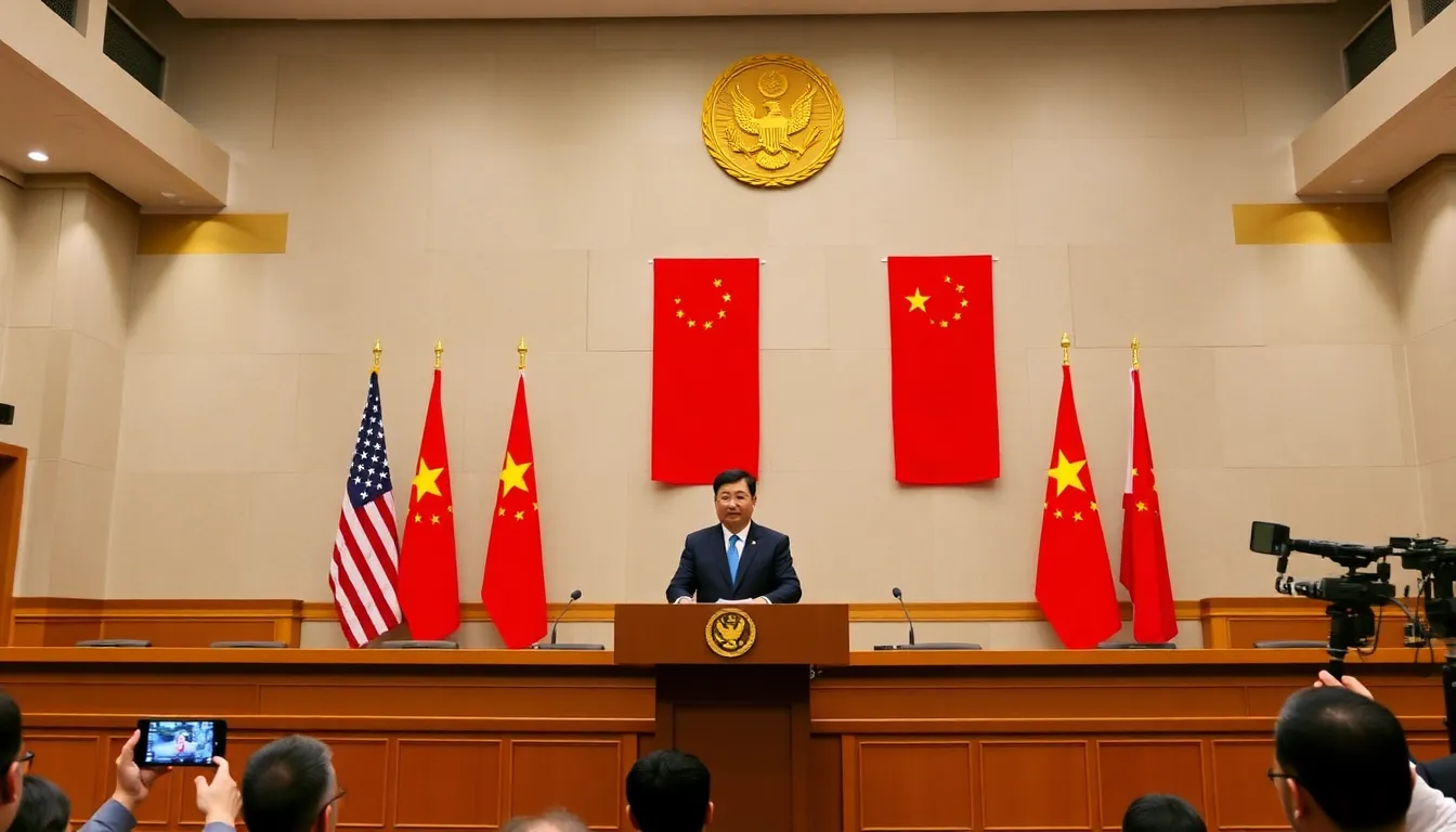 Chinese officials announce the blocking of Meta's  billion acquisition of Manus, emphasizing concerns over data security and national interests during a press conference.