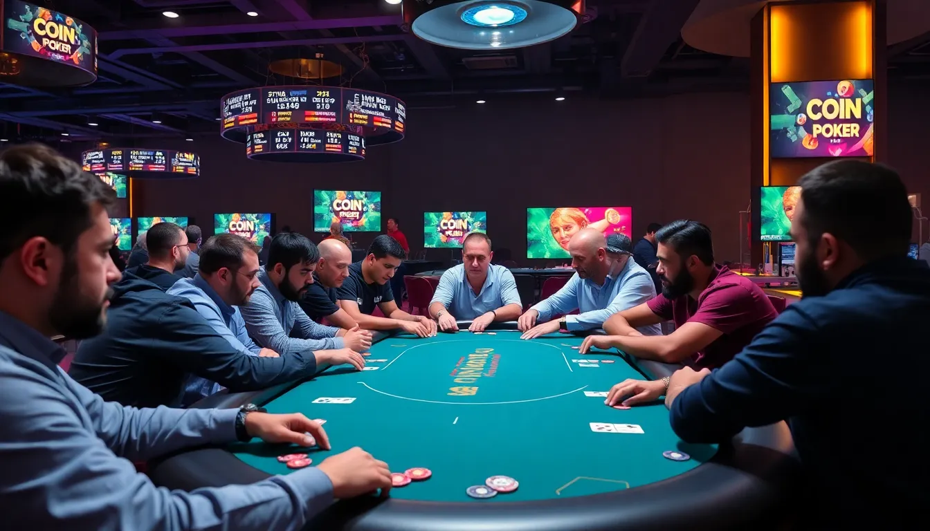 A snapshot of enthusiastic players discussing strategies, emphasizing the community aspect fostered by CoinPoker's innovative rewards initiative