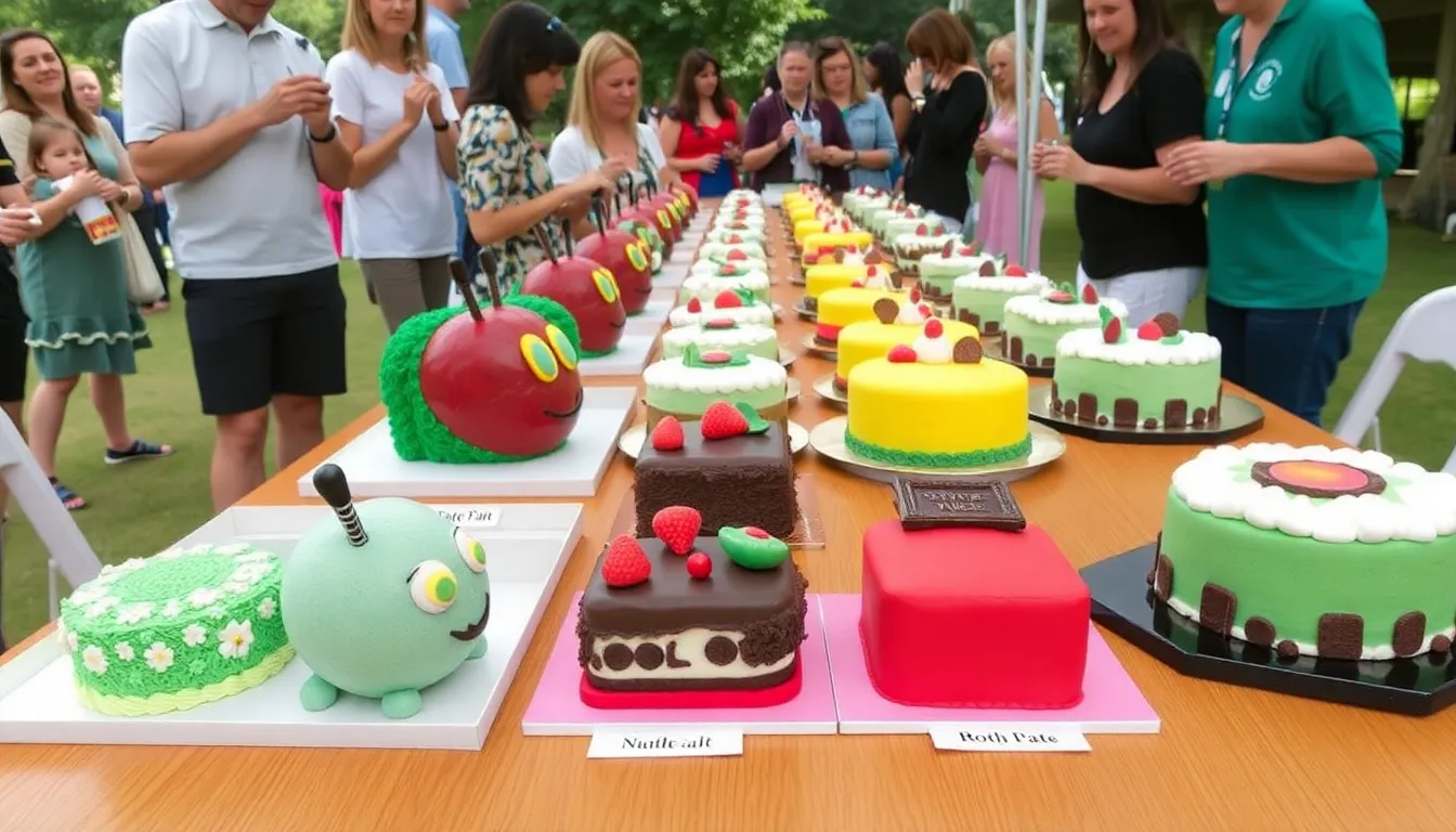 A closeup of a taste tester sampling one of the lookalike cakes, reflecting the growing trend of valueoriented shopping in the cake market