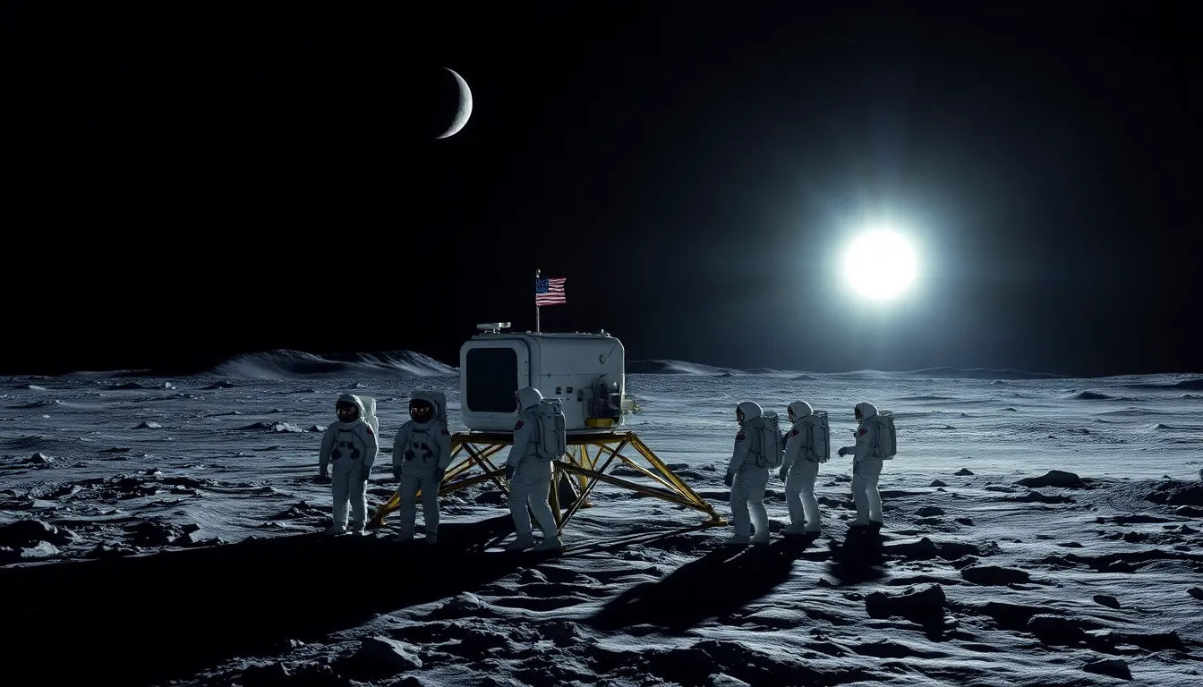 The far side of the moon, shrouded in mystery, serves as the perfect backdrop for the crew's unique view of the solar eclipse