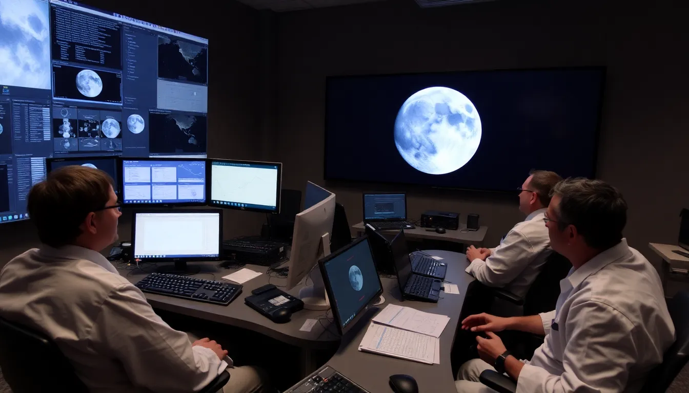 The collaborative efforts of scientists and researchers analyzing lunar sonifications to uncover insights about the moon's geology and seismic activity