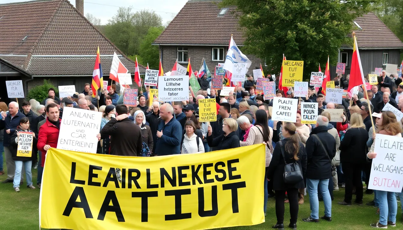 Residents of Lützerath engage in discussions about the importance of preserving their community, highlighting their emotional connection to the village and its history