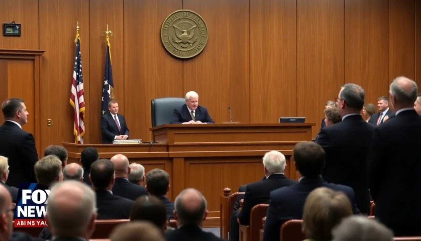 Judge John Doe delivers a ruling in a courtroom filled with legal professionals, emphasizing the complexities of workplace discrimination cases