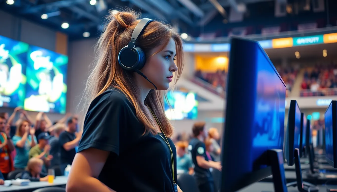 A group of diverse gamers collaborating on a strategy during an online match, highlighting inclusivity within the gaming community