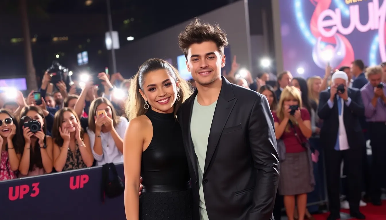 The glamorous red carpet is filled with flashes from cameras as the cast members arrive, capturing the excitement and anticipation surrounding the premiere of Euphoria's new season