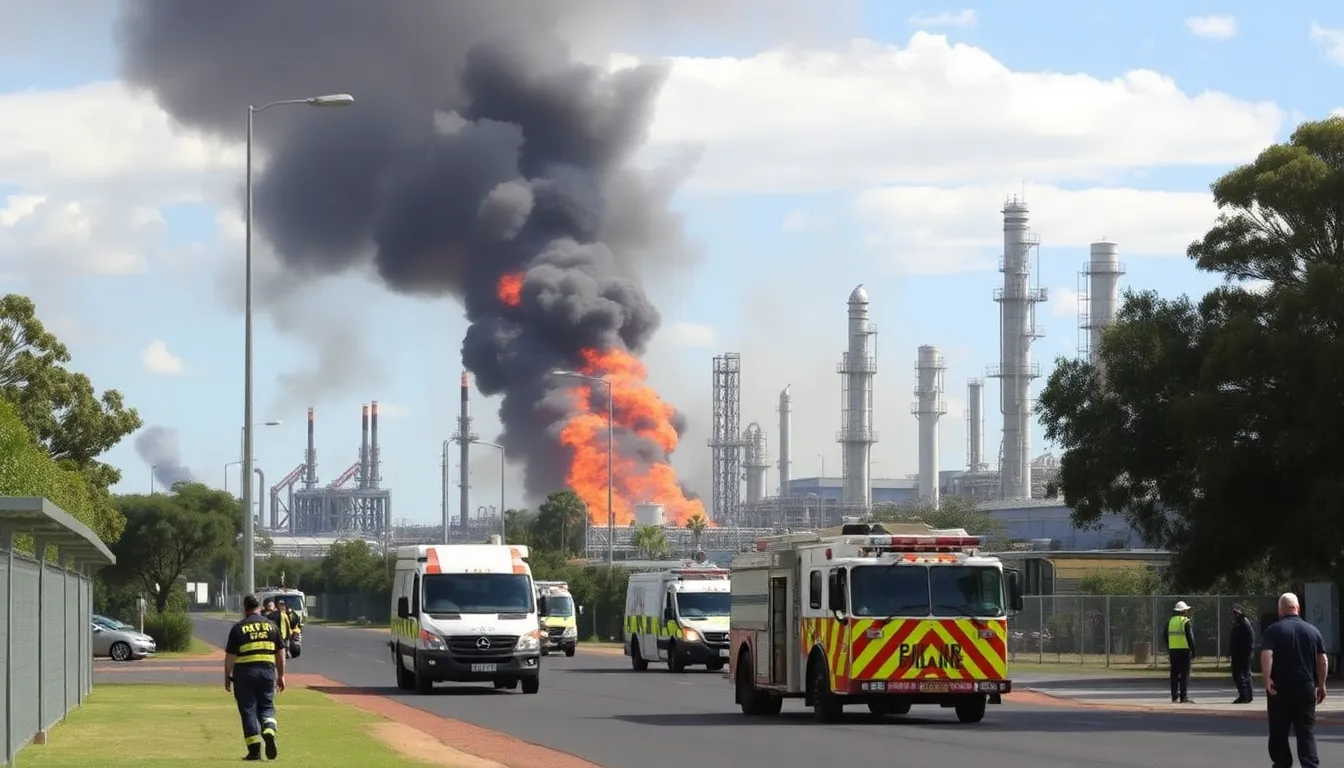 Fire at Australian oil refinery raises concerns over petrol supply