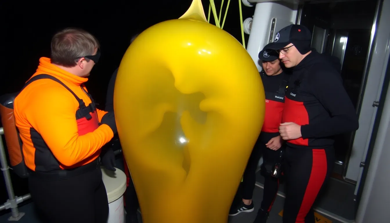 A closeup view of the Golden Blob reveals a diverse collection of organisms, including phytoplankton, thriving in nutrientrich waters