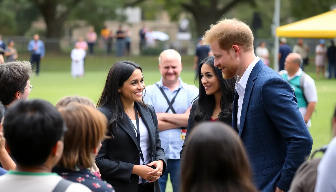 Harry and Meghan participating in discussions focused on youth empowerment and community support, reflecting their ongoing commitment to social issues