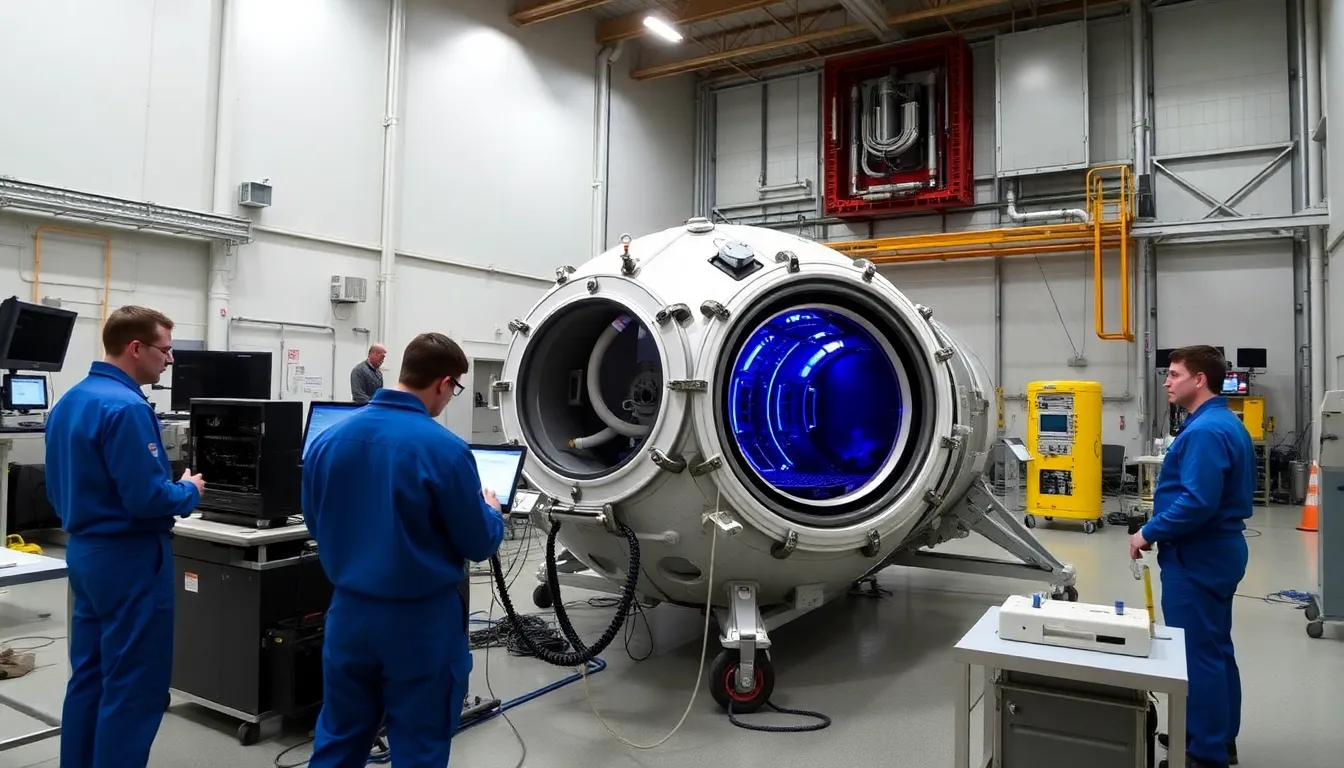 The Space Launch System (SLS) rocket is closely monitored at Kennedy Space Center, highlighting its role as the most powerful rocket ever built for lunar exploration