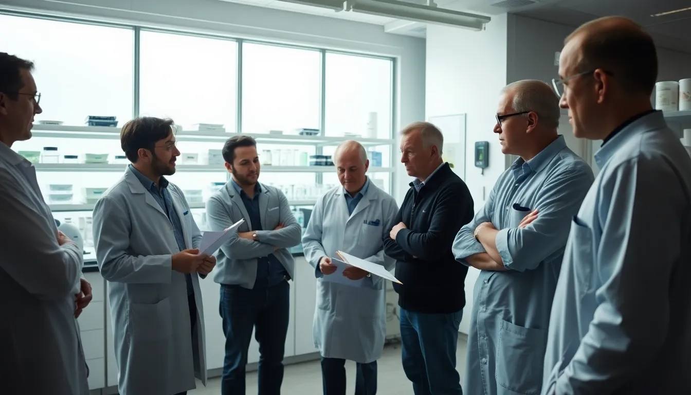 Healthcare professionals reviewing recent diabetes research findings, emphasizing the importance of Roth's work in improving patient care