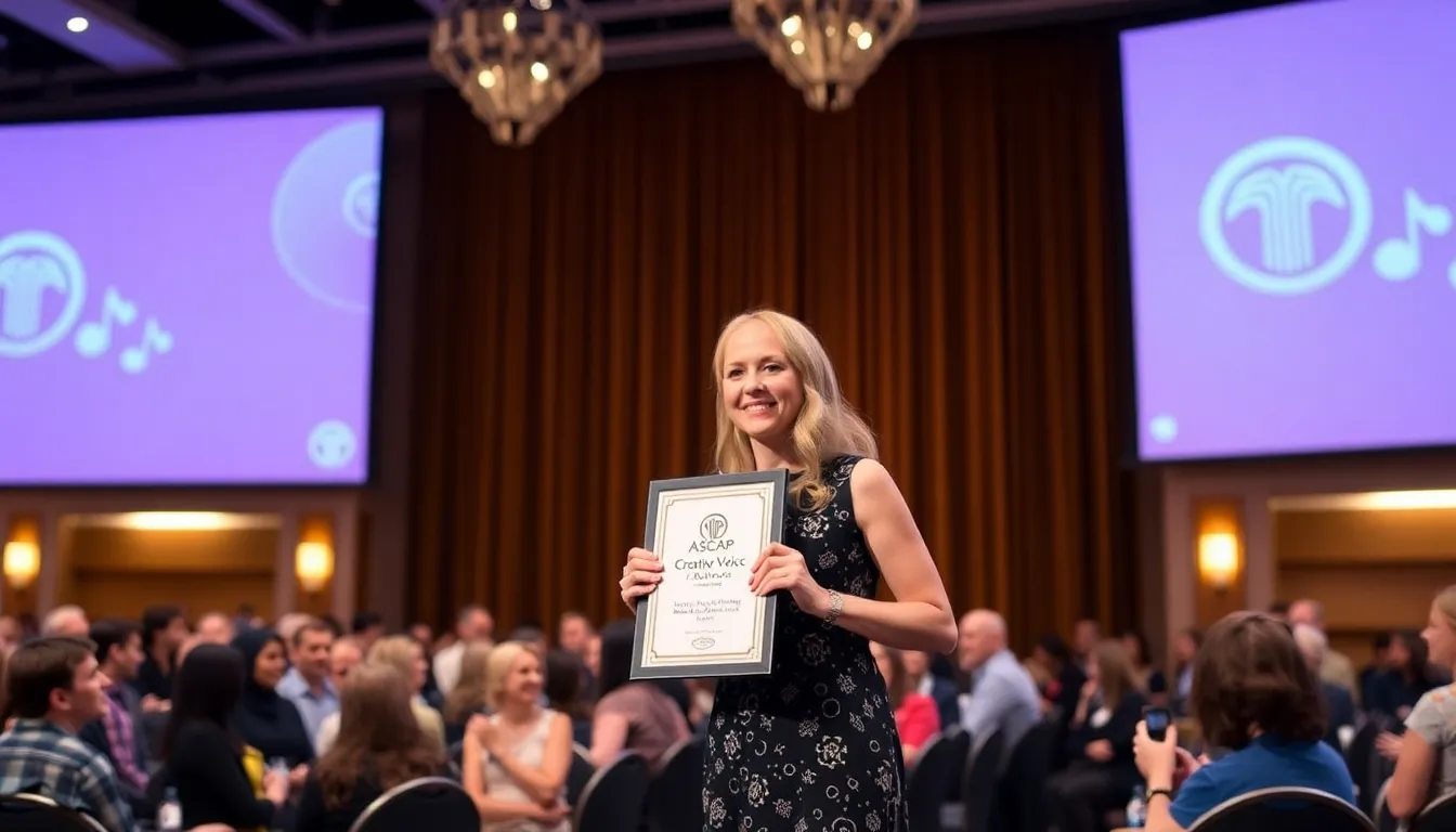 Laufey is honored with the ASCAP Creative Voice Award, recognizing her impactful contributions to contemporary music