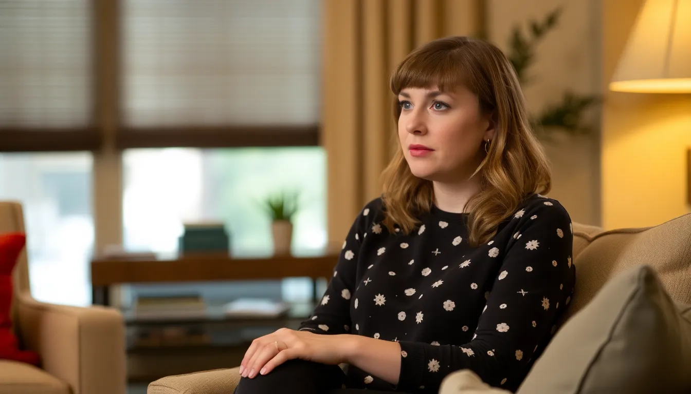 Lena Dunham engages with her audience on social media, highlighting the complexities of maintaining a public persona while grappling with personal struggles