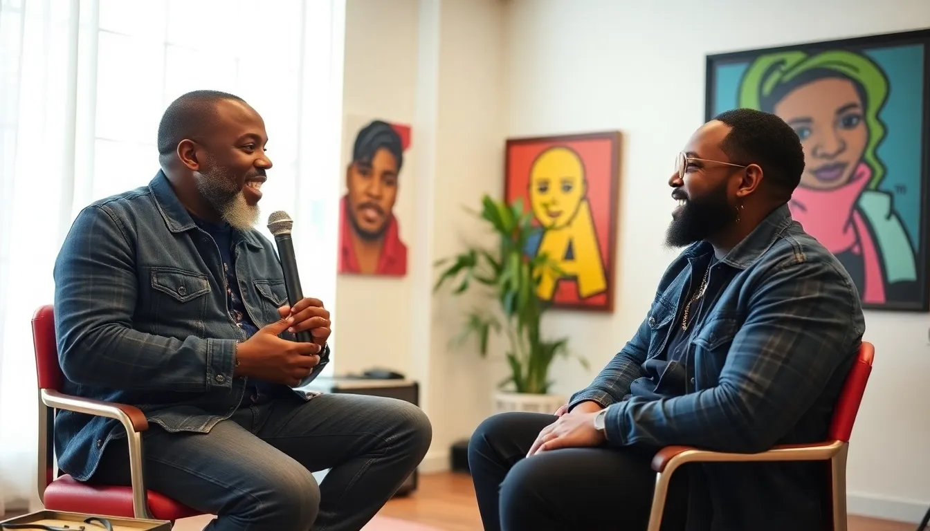 Fans engaging with Leon Thomas's music on social media, sharing personal stories that resonate with the themes of love and resilience in his songs