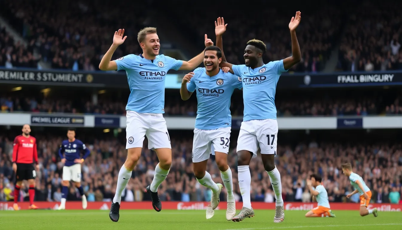 Chelsea players displaying frustration as they struggle to contain Manchester City's relentless attacking pressure during the match