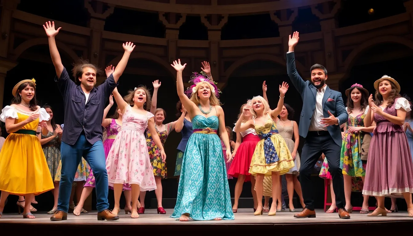 A lively interaction between the fairies Oberon and Titania illustrates the complexities of power and control, reflecting broader themes within the narrative