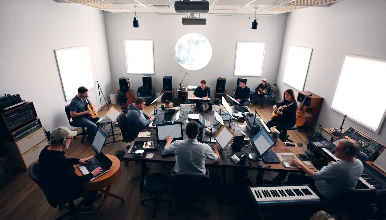 Musicians working with the European Space Agency to create soundtracks for upcoming lunar missions, blending science and art