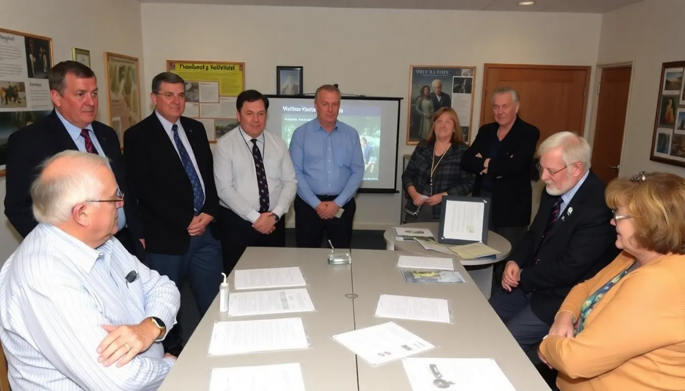 Local officials gathered to discuss the significance of the funding for the Bradford astronomer project, highlighting its potential to enhance cultural tourism