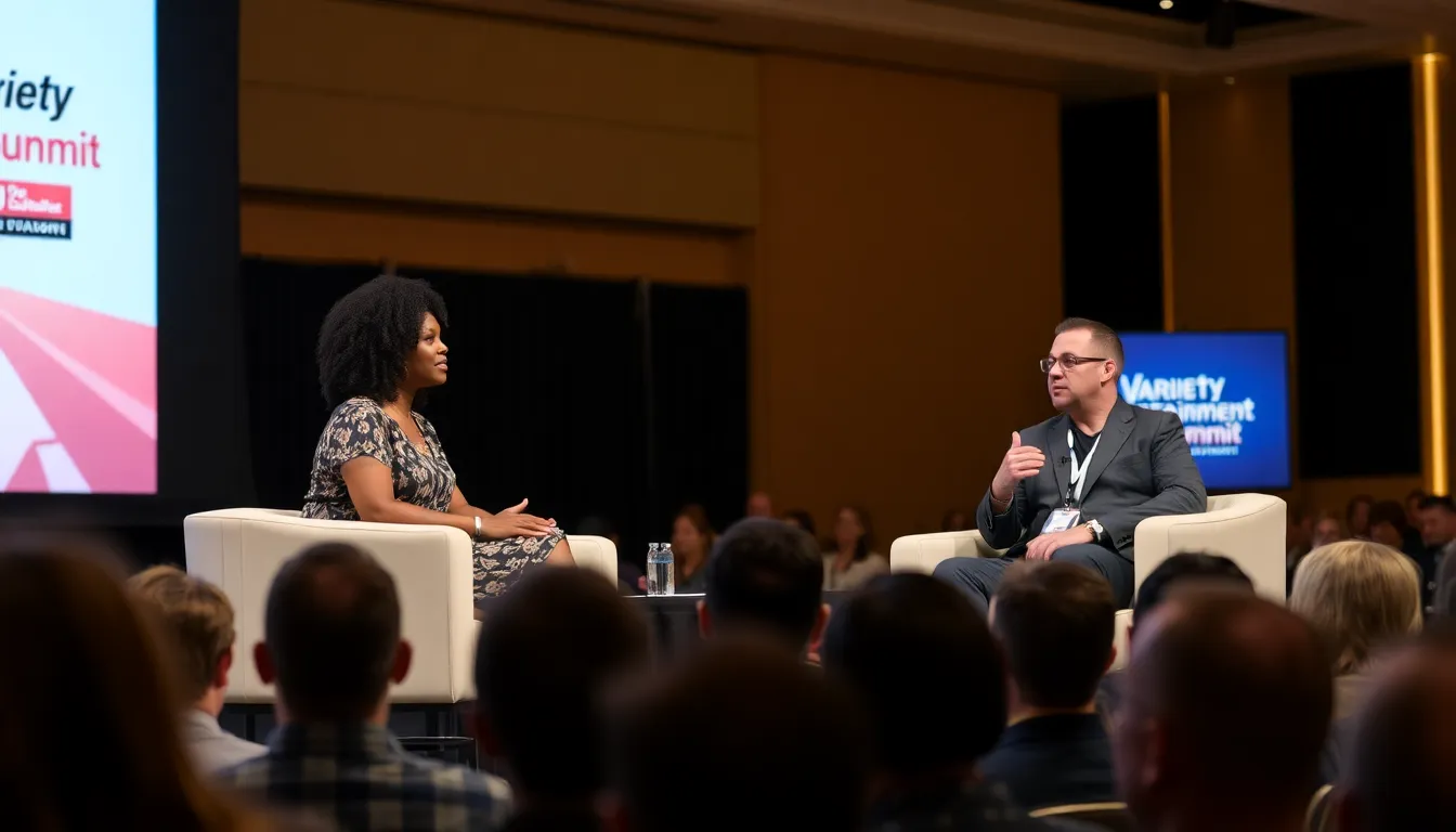 Attendees at the Variety Entertainment Marketing Summit listen attentively as industry leaders share insights on audience engagement and content strategies