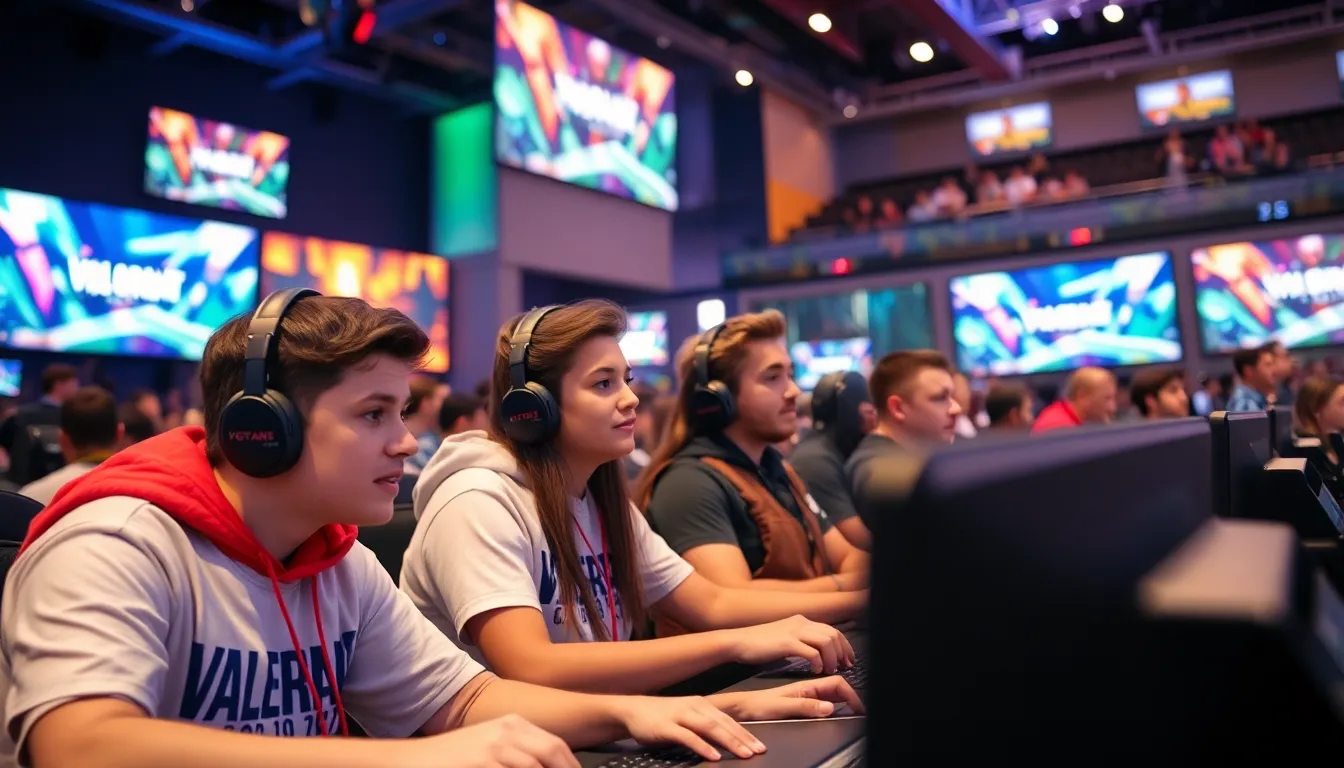 The excitement in the air as spectators cheer for their favorite teams during the intense tournament matches
