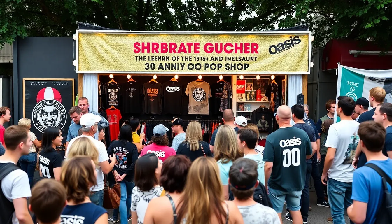 An engaging social media post highlighting fan excitement and new purchases, illustrating the strong connection between Oasis and its dedicated followers