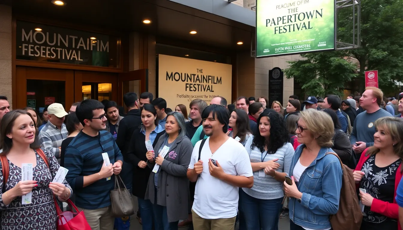 Filmmakers and producers from the 'Papertown' documentary collaborating and sharing ideas during the festival, highlighting their dedication to storytelling