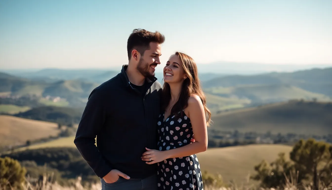 A picturesque sunset over a historic Tuscan villa, symbolizing the film's themes of love and selfdiscovery against a breathtaking backdrop