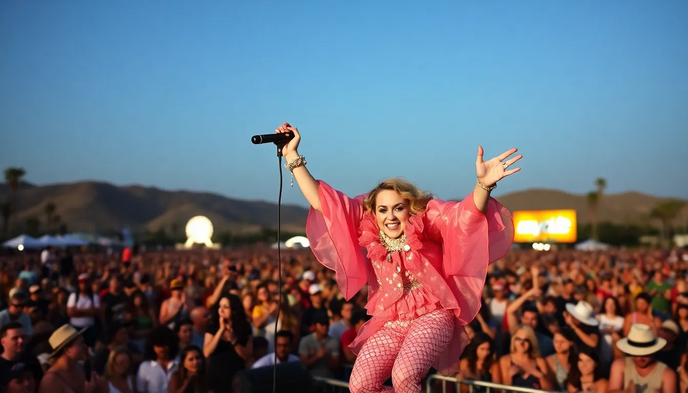 Actress Susan Sarandon surprises festivalgoers with a captivating monologue, adding a unique twist to Sabrina Carpenter's performance and sparking discussions about the intersection of music and film