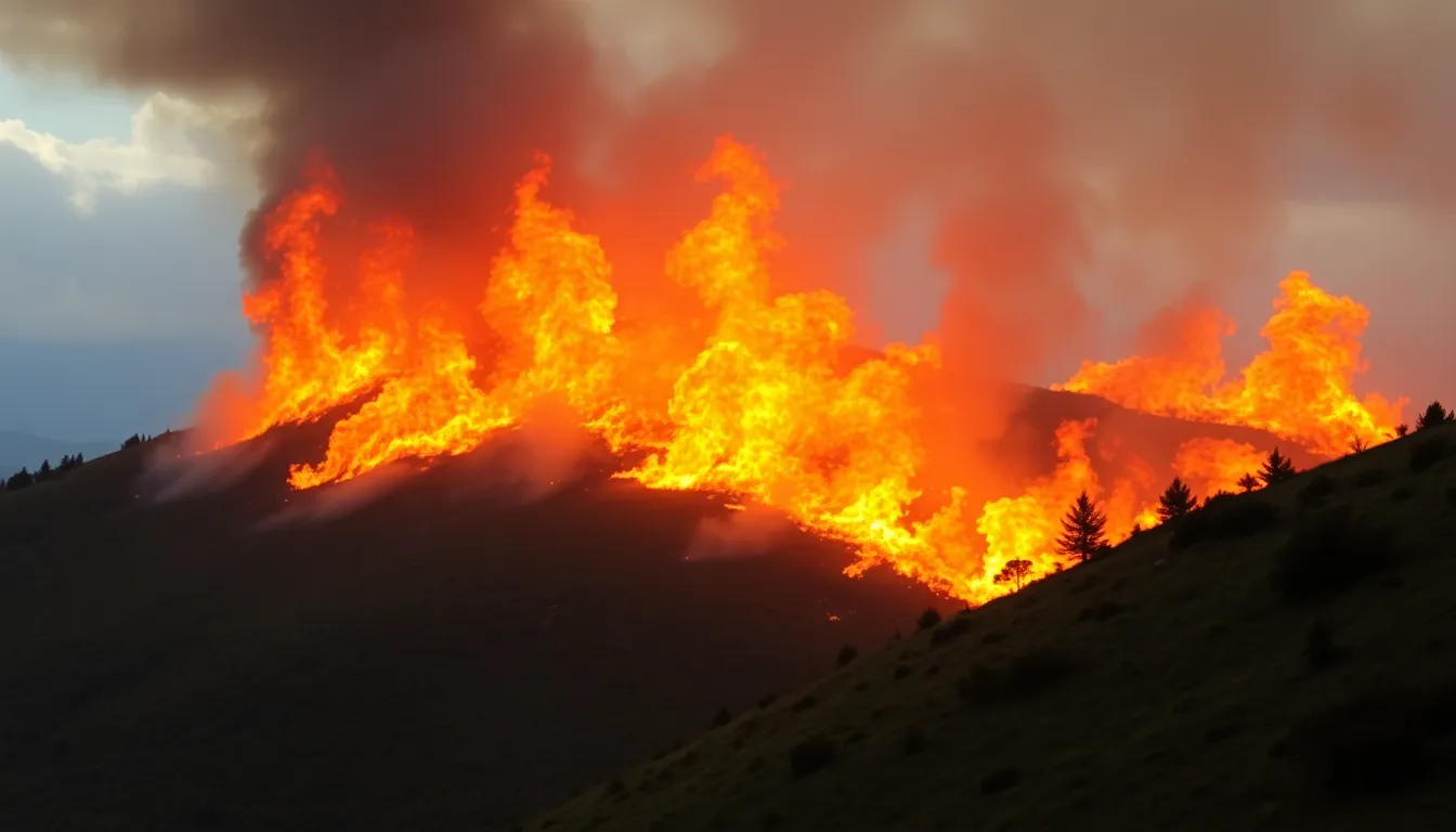 Evacuated families seeking shelter and support from community organizations amid the ongoing wildfire crisis in Scotland