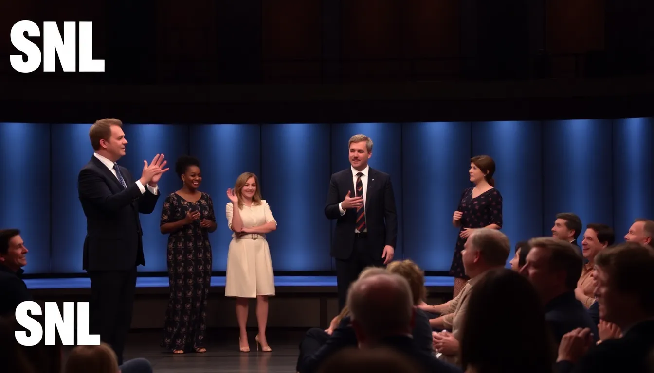 The host referencing Mark Zuckerberg while displaying a humorous expression, highlighting the intersection of comedy and serious critique