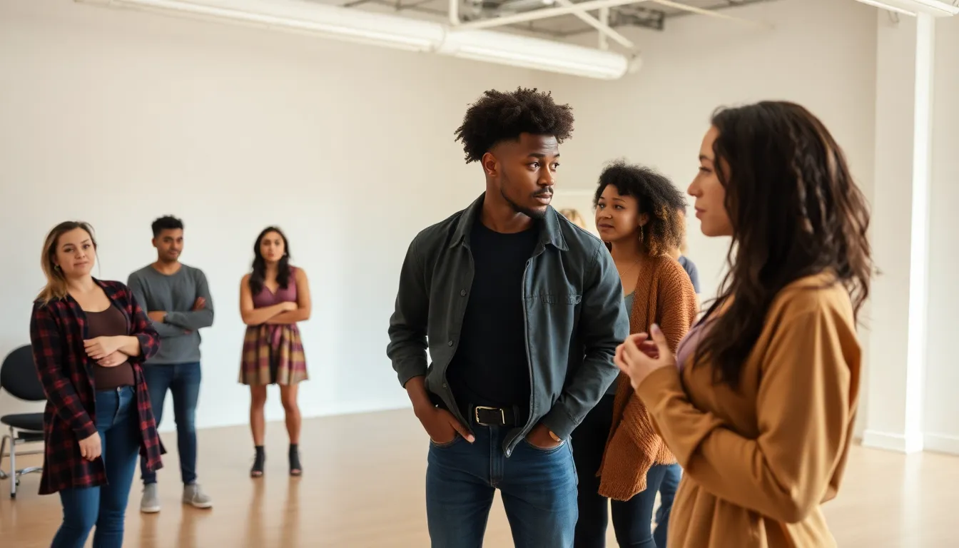 A scene captures the emotional depth of the characters as they confront societal pressures and explore themes of selfacceptance in their relationship