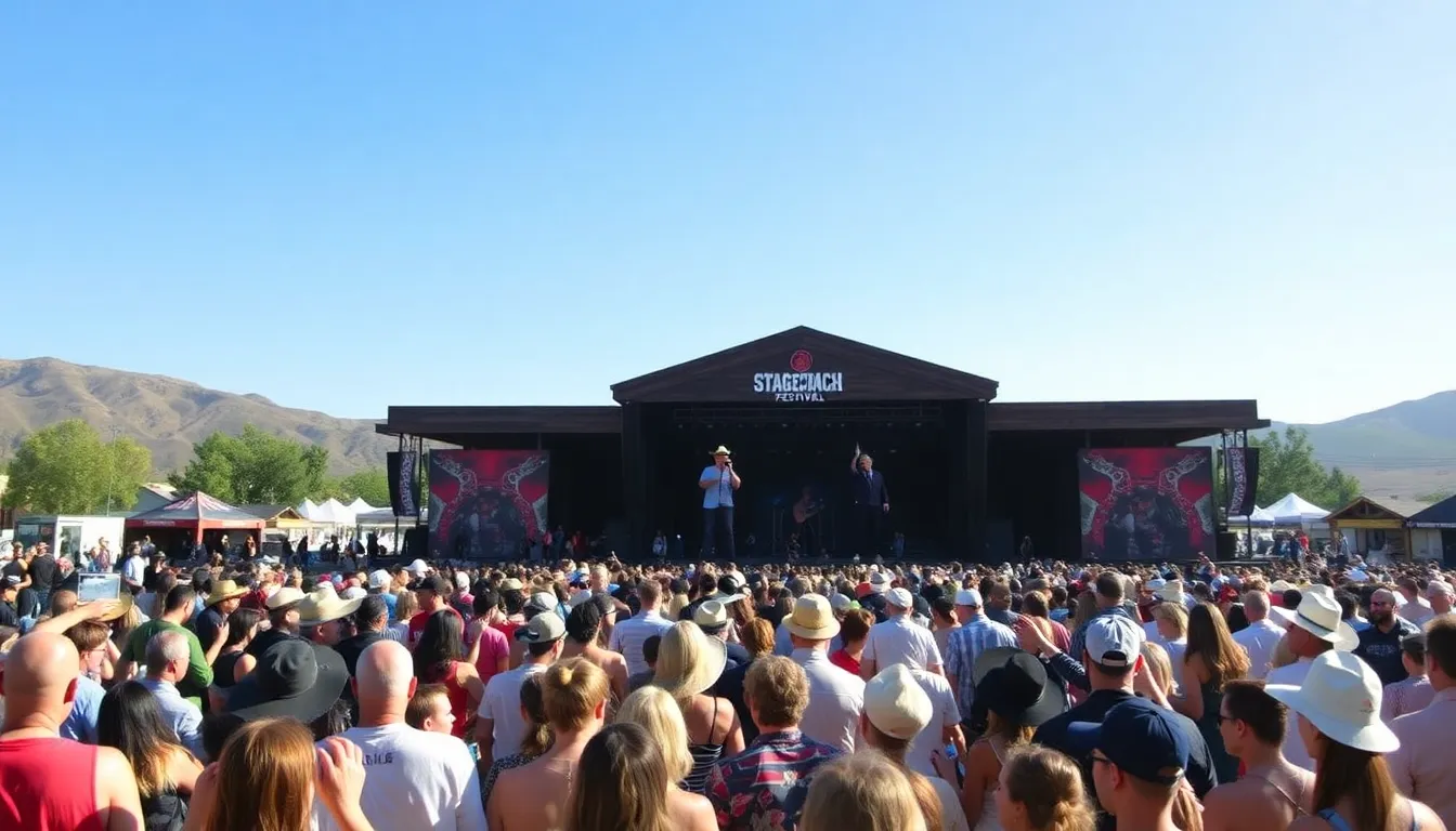 The vibrant atmosphere of the Stagecoach Festival, showcasing both established stars and emerging talents, drawing in a wide array of music lovers