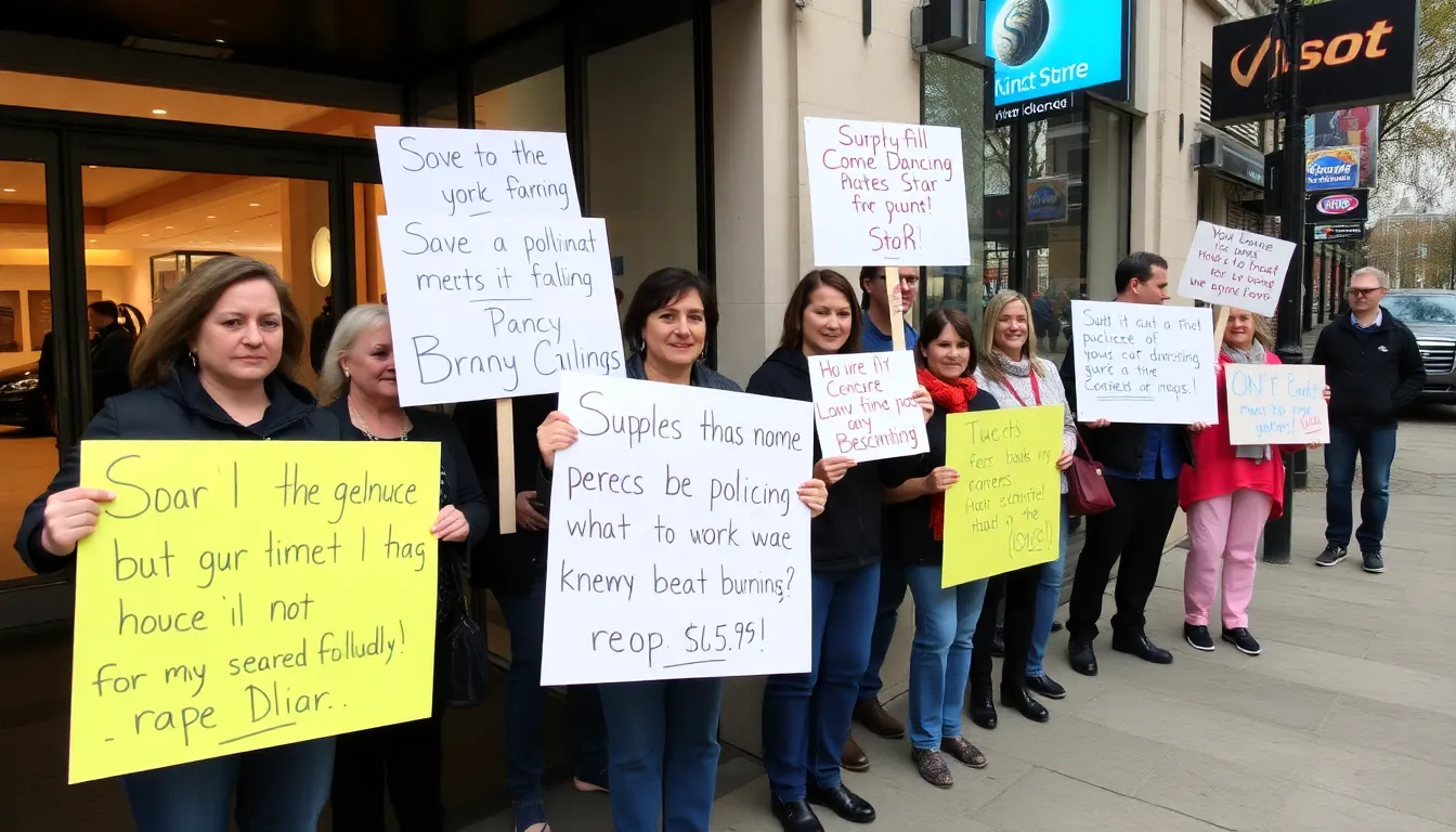 A group of fans expressing relief and support, highlighting the mixed reactions in the wake of the recent announcement