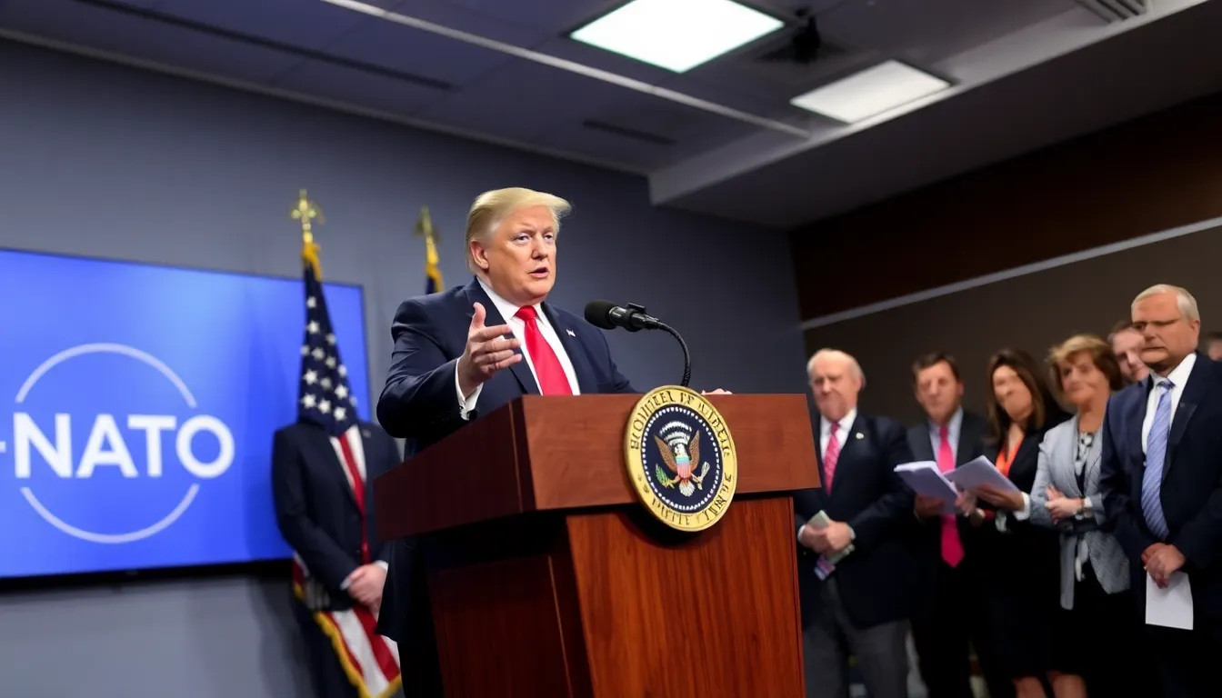 Former President Donald Trump voices his criticisms of NATO, reigniting debates about the alliance's future and the U.S. role within it