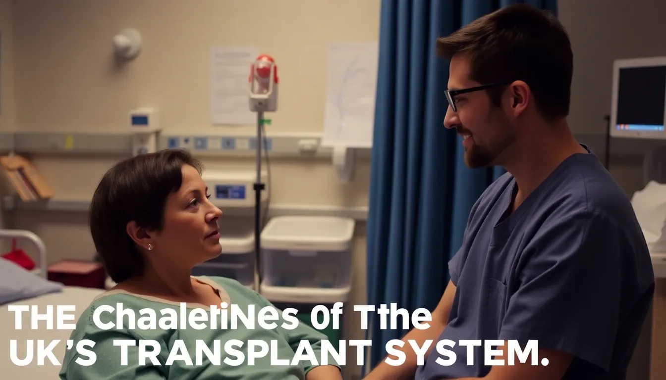 A healthcare professional discusses organ donation options with a family, emphasizing the importance of public awareness in improving donor rates