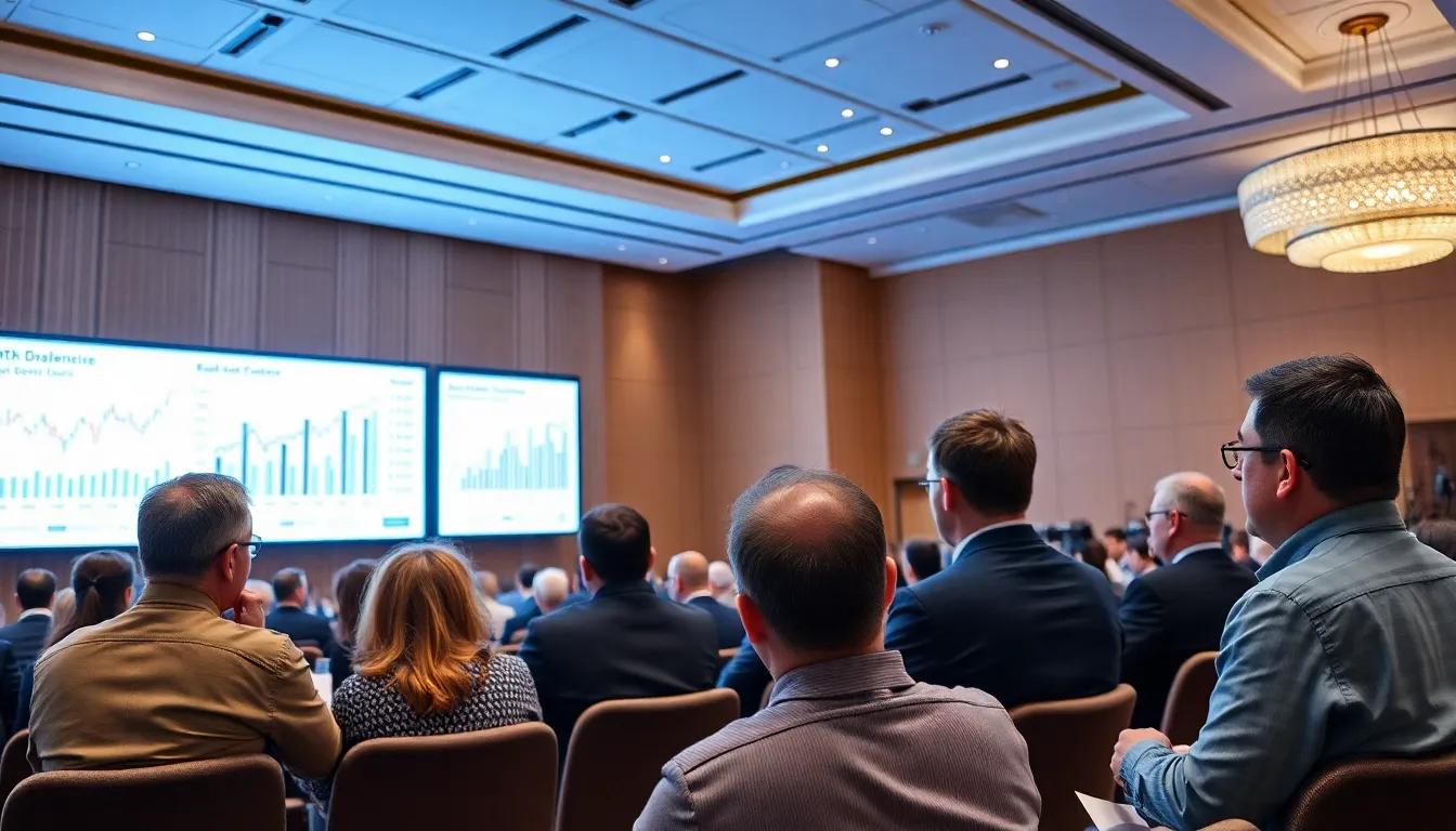 A financial analyst reviewing charts and graphs related to interest rate adjustments amid inflation concerns