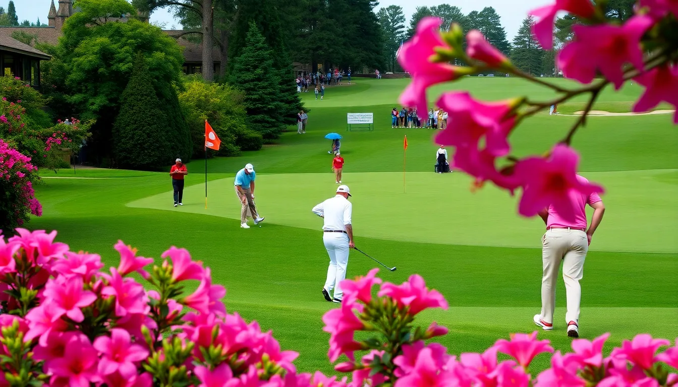 A golfer triumphantly raises the iconic green jacket after winning the Masters, symbolizing both financial success and prestigious recognition