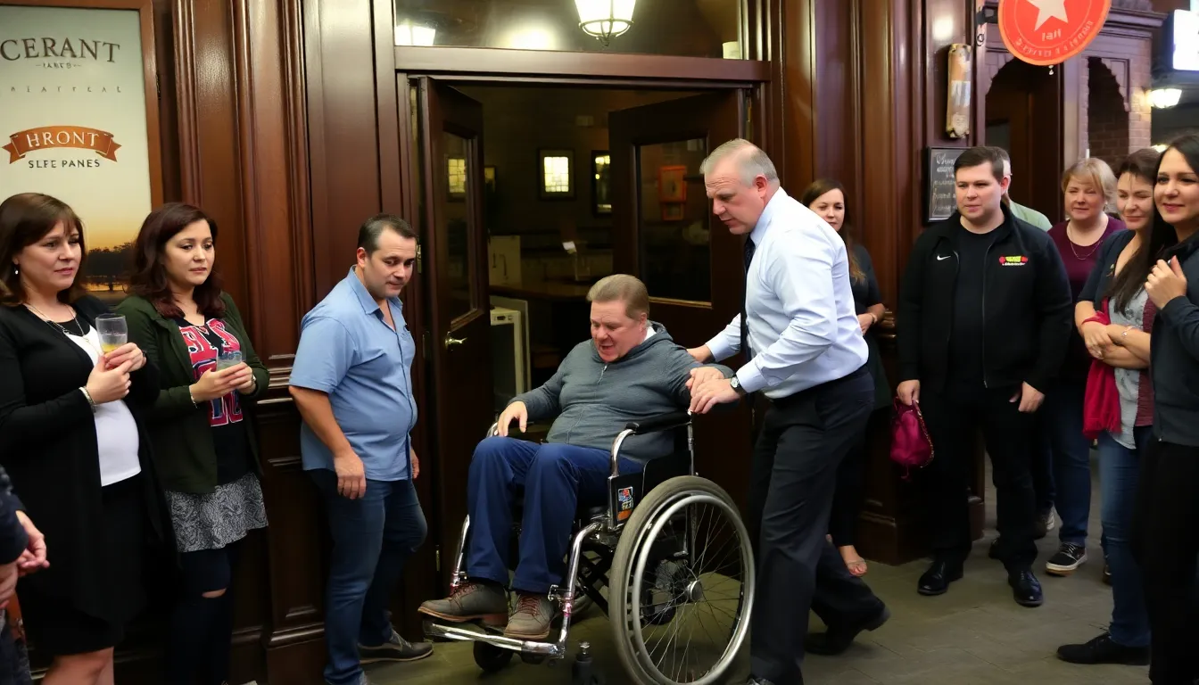 A group of advocates discussing the importance of inclusivity in public spaces, emphasizing the need for improved accessibility training for staff