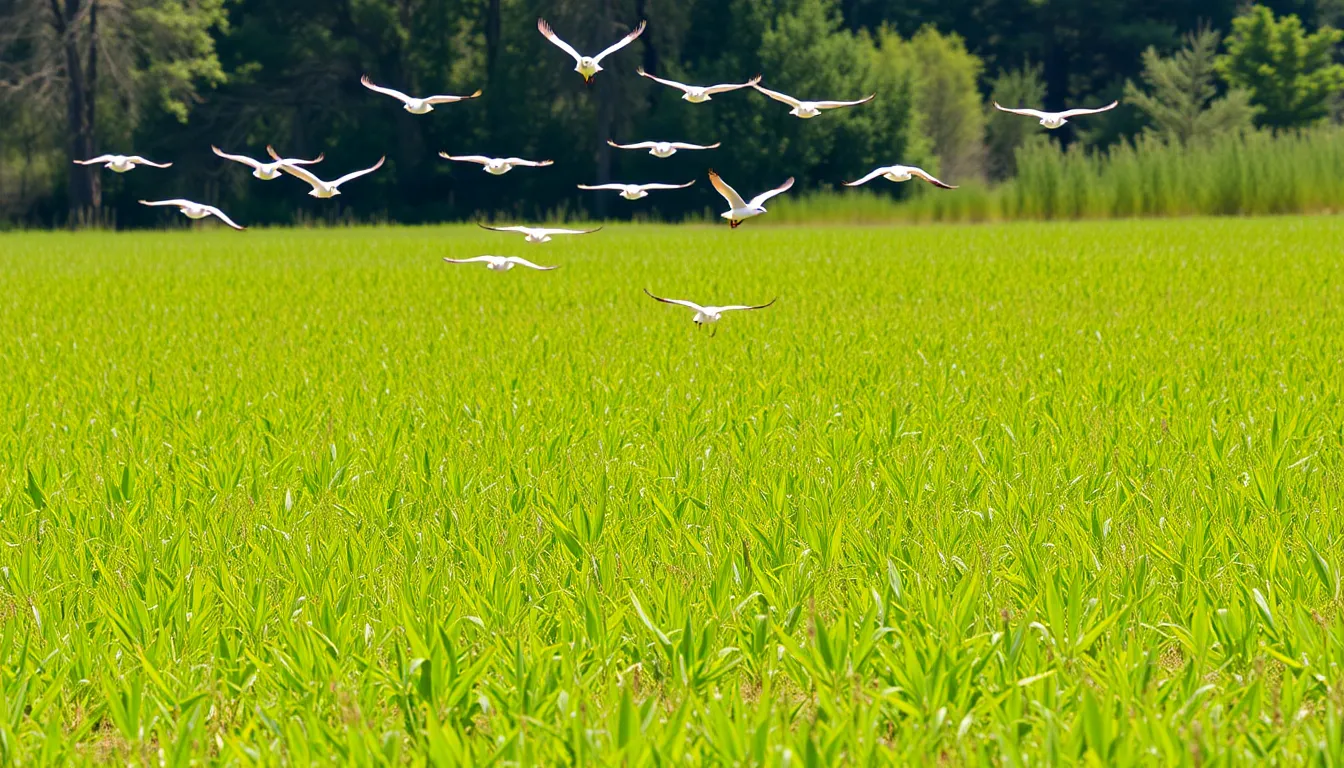 A group of environmental advocates discussing strategies for wetland conservation, emphasizing the collaborative efforts needed to protect these vital ecosystems